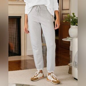 Frank & Eileen Sophie Italian Jogger Sweatpants Grey Melange size L